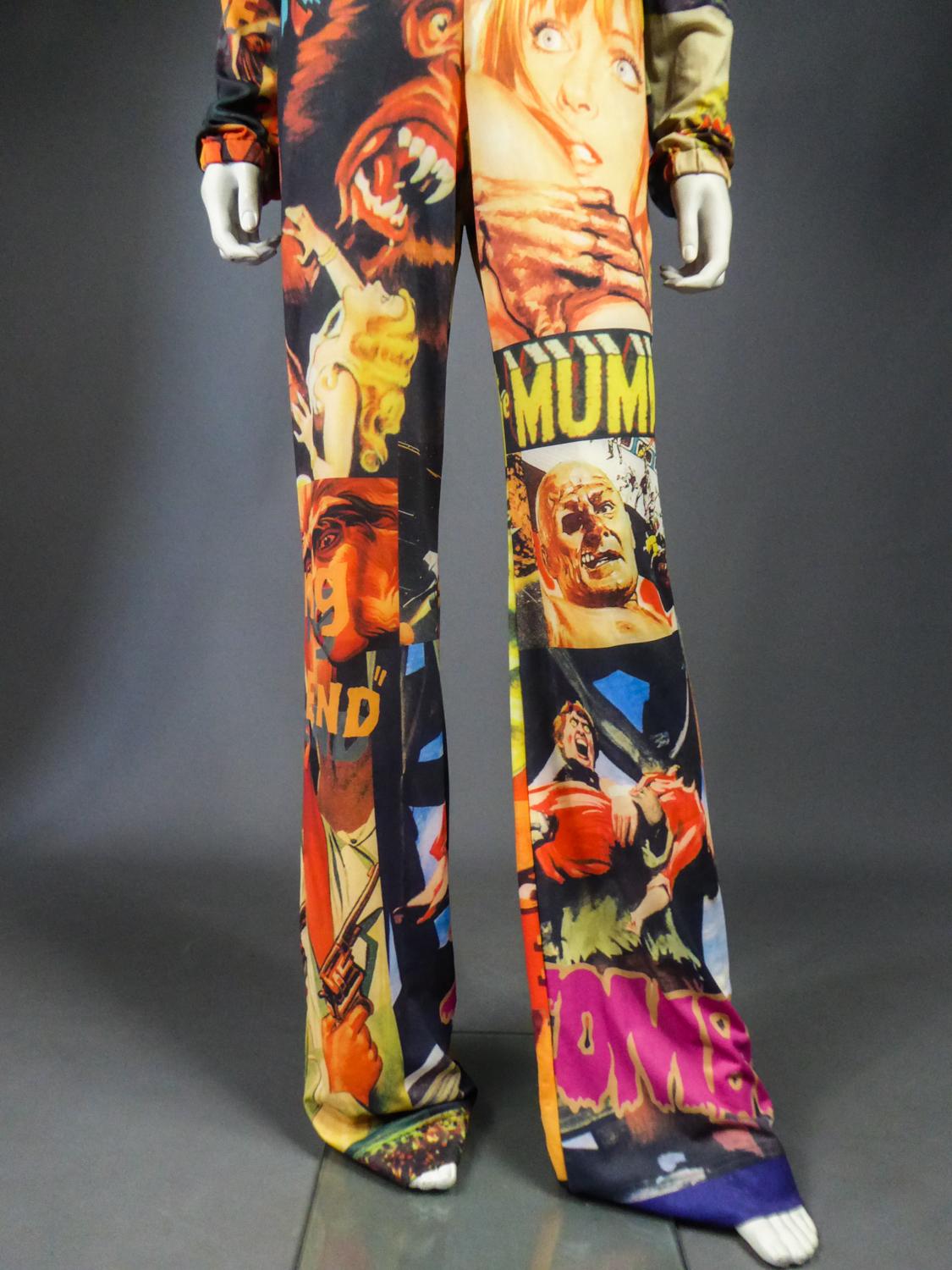 A Jean Charles de Castelbajac Jumpsuit in Printed Neoprene Collection 2001/2002 5