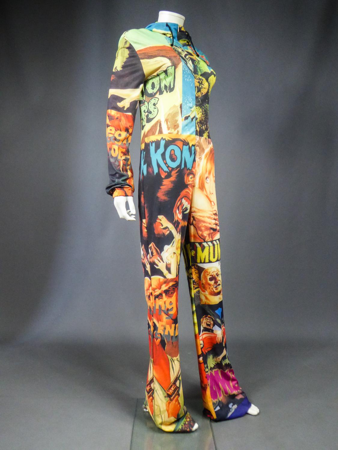 A Jean Charles de Castelbajac Jumpsuit in Printed Neoprene Collection 2001/2002 6