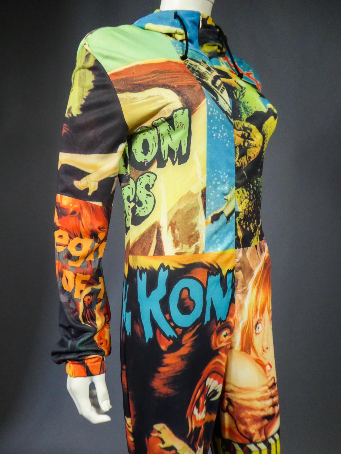 A Jean Charles de Castelbajac Jumpsuit in Printed Neoprene Collection 2001/2002 7