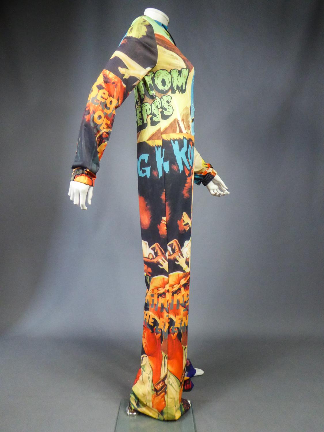 A Jean Charles de Castelbajac Jumpsuit in Printed Neoprene Collection 2001/2002 9