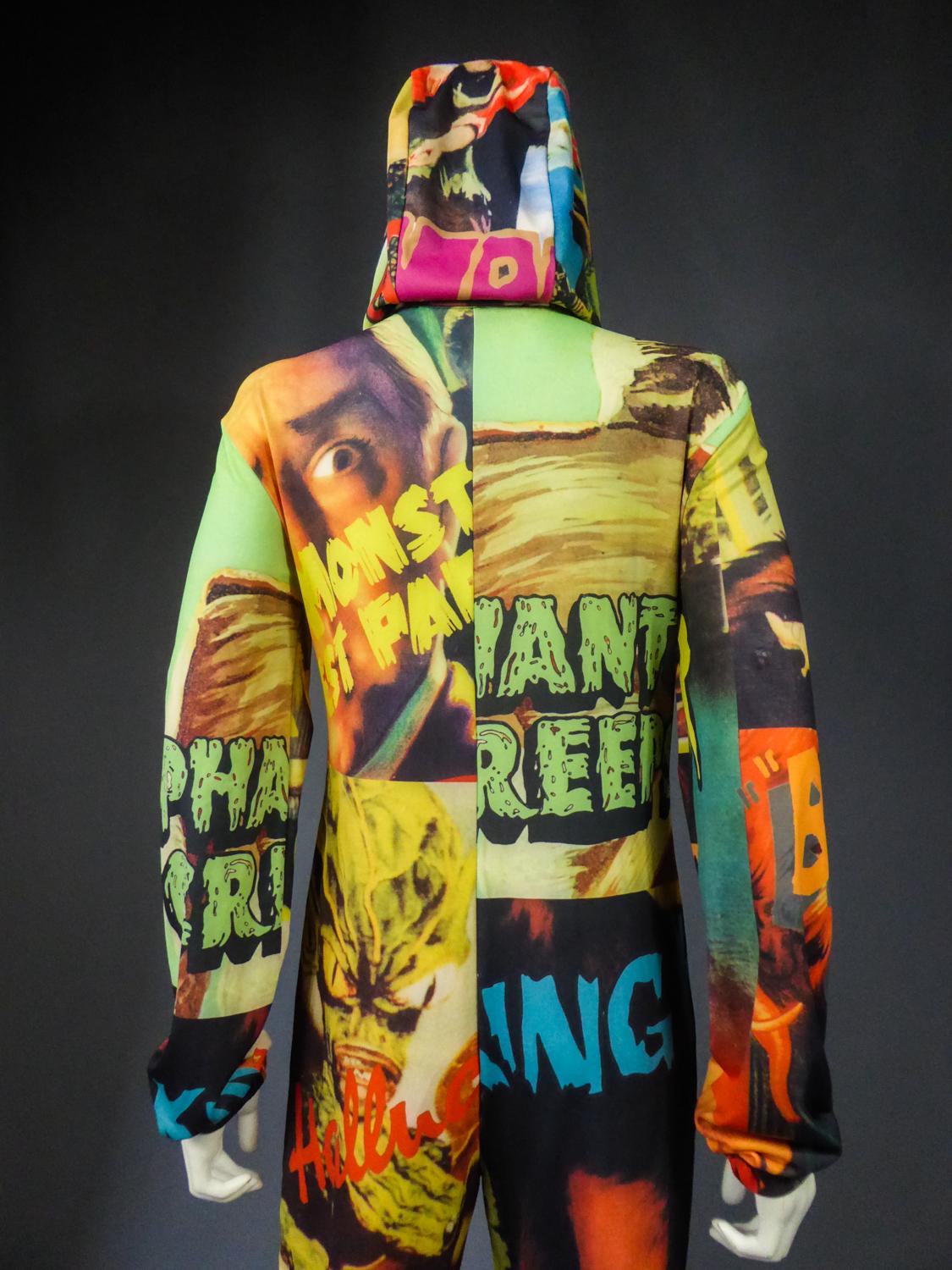 A Jean Charles de Castelbajac Jumpsuit in Printed Neoprene Collection 2001/2002 11