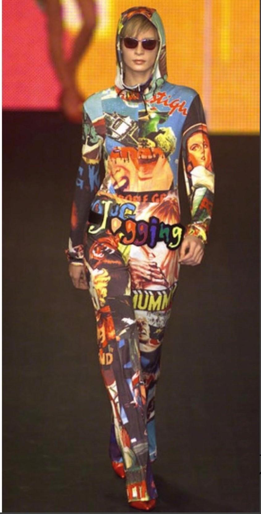 A Jean Charles de Castelbajac Jumpsuit in Printed Neoprene Collection 2001/2002 12