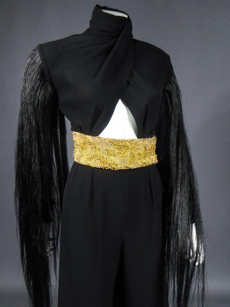 Vintage Rare Jean Louis Scherrer Haute Couture Scarf 1980s 