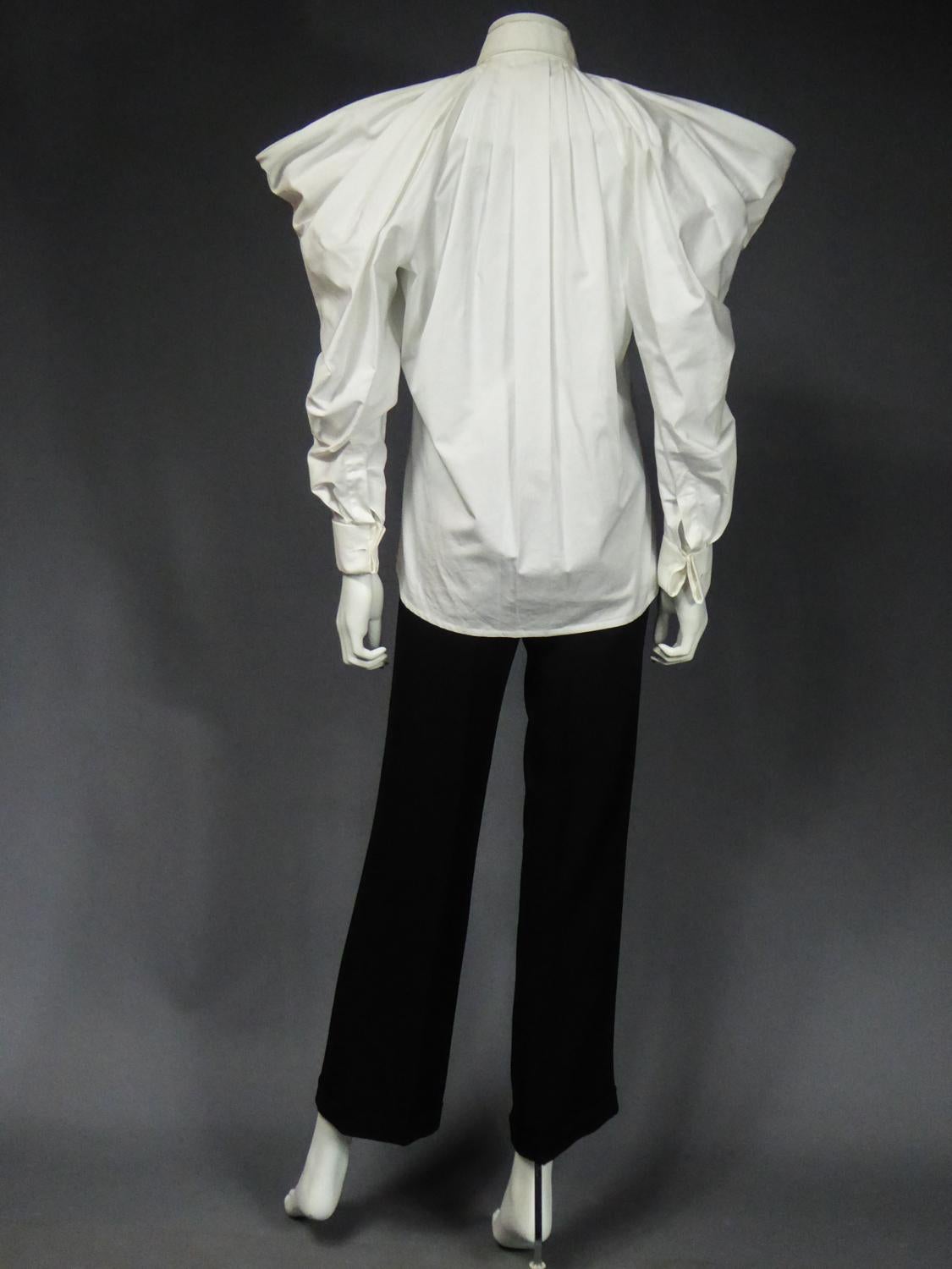 A Jean Paul Gaultier Couture Blouse and Pants Set Spring Summer Collection 2014 For Sale 7