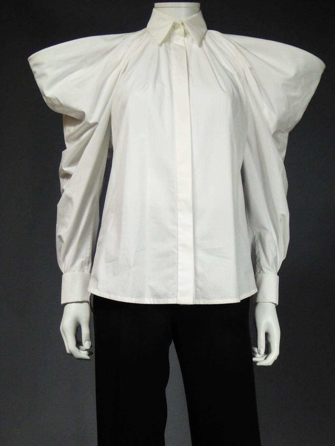 A Jean Paul Gaultier Couture Blouse and Pants Set Spring Summer Collection 2014 In Good Condition For Sale In Toulon, FR