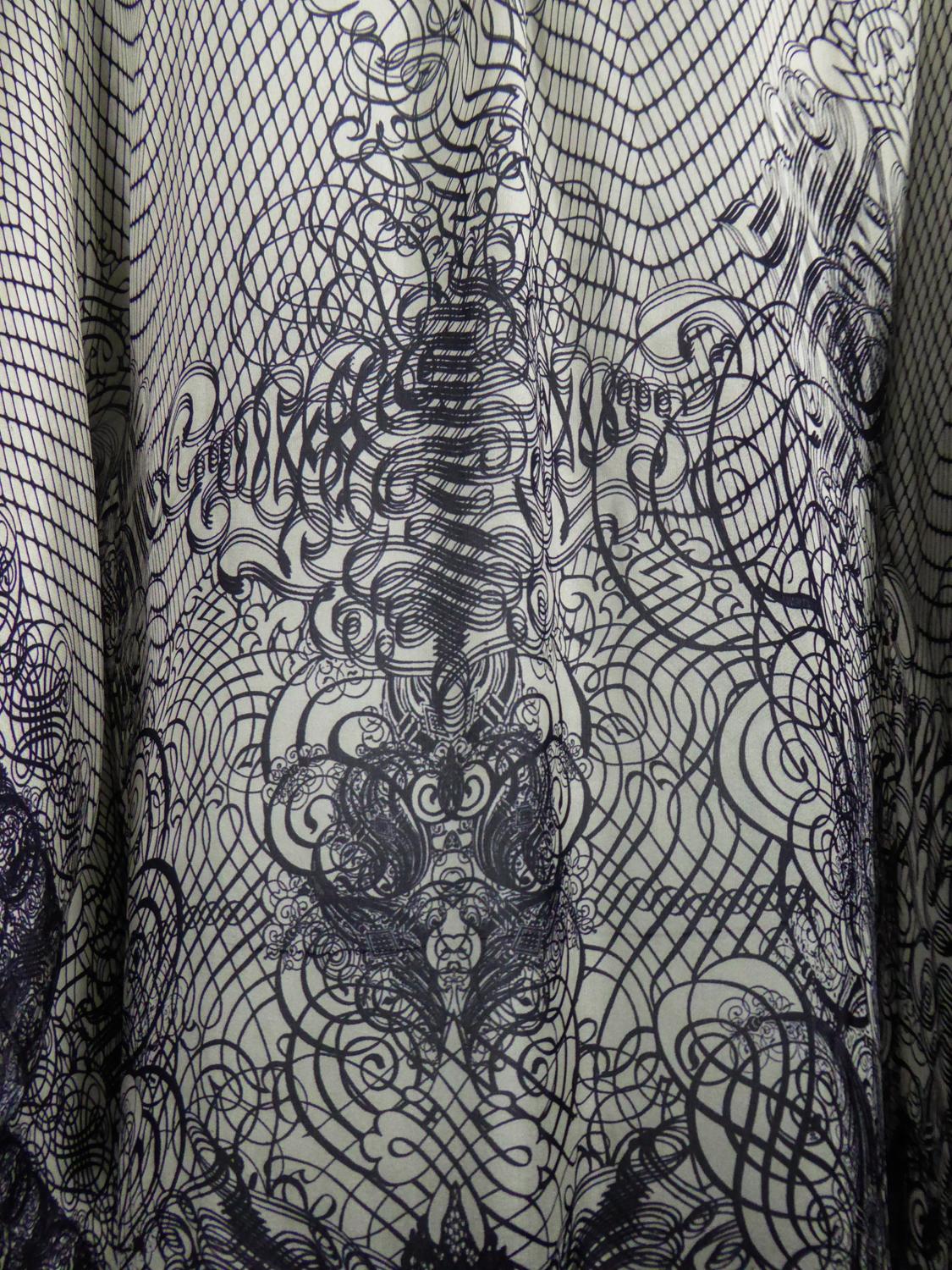 A Jean-Paul Gaultier Tunic Dress in Printed Silk - Spring / Summer 2009 7