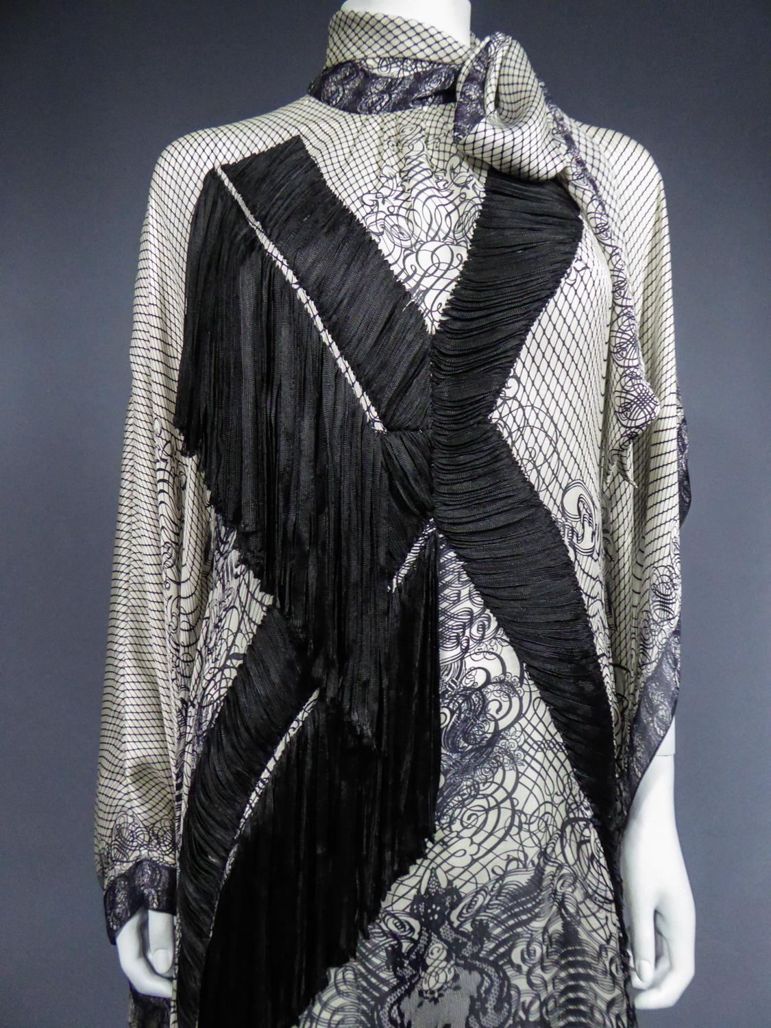 A Jean-Paul Gaultier Tunic Dress in Printed Silk - Spring / Summer 2009 1
