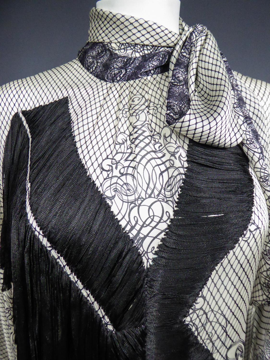 A Jean-Paul Gaultier Tunic Dress in Printed Silk - Spring / Summer 2009 2