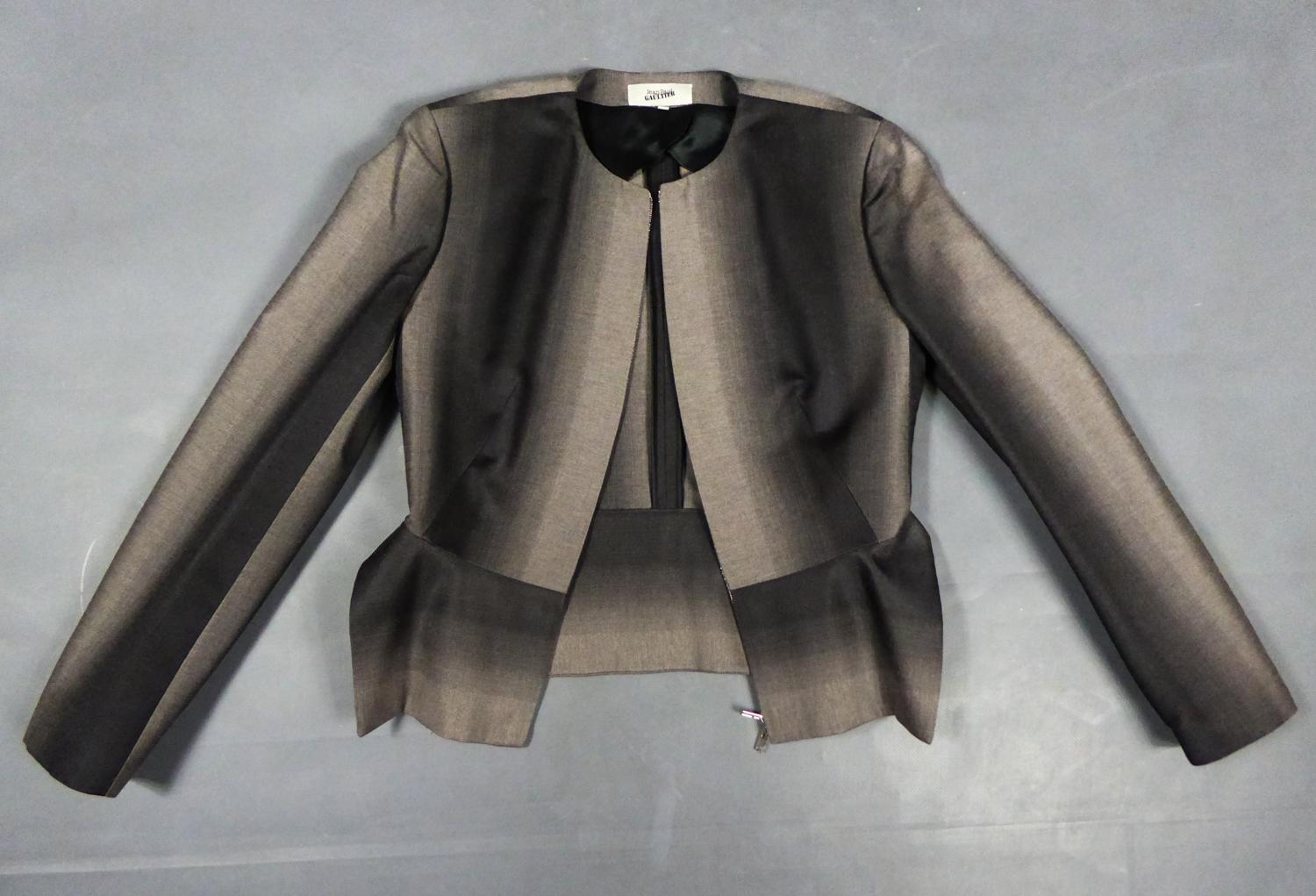 Nero Giacca con zip di Jean Paul Gaultier per Gibo, circa 2010 in vendita