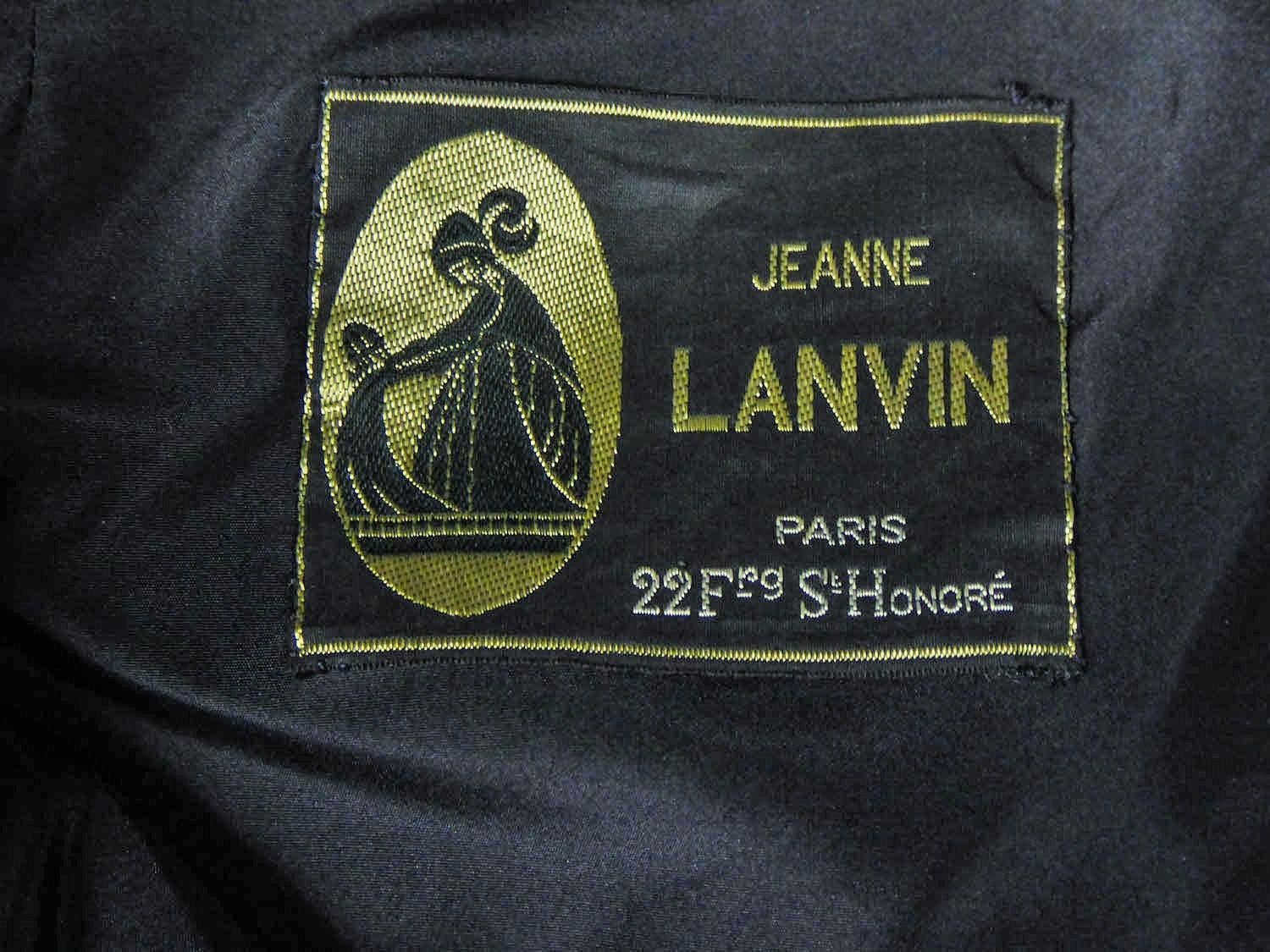 Jeanne Lanvin Couture - Robe de cocktail, circa 1965 en vente 7