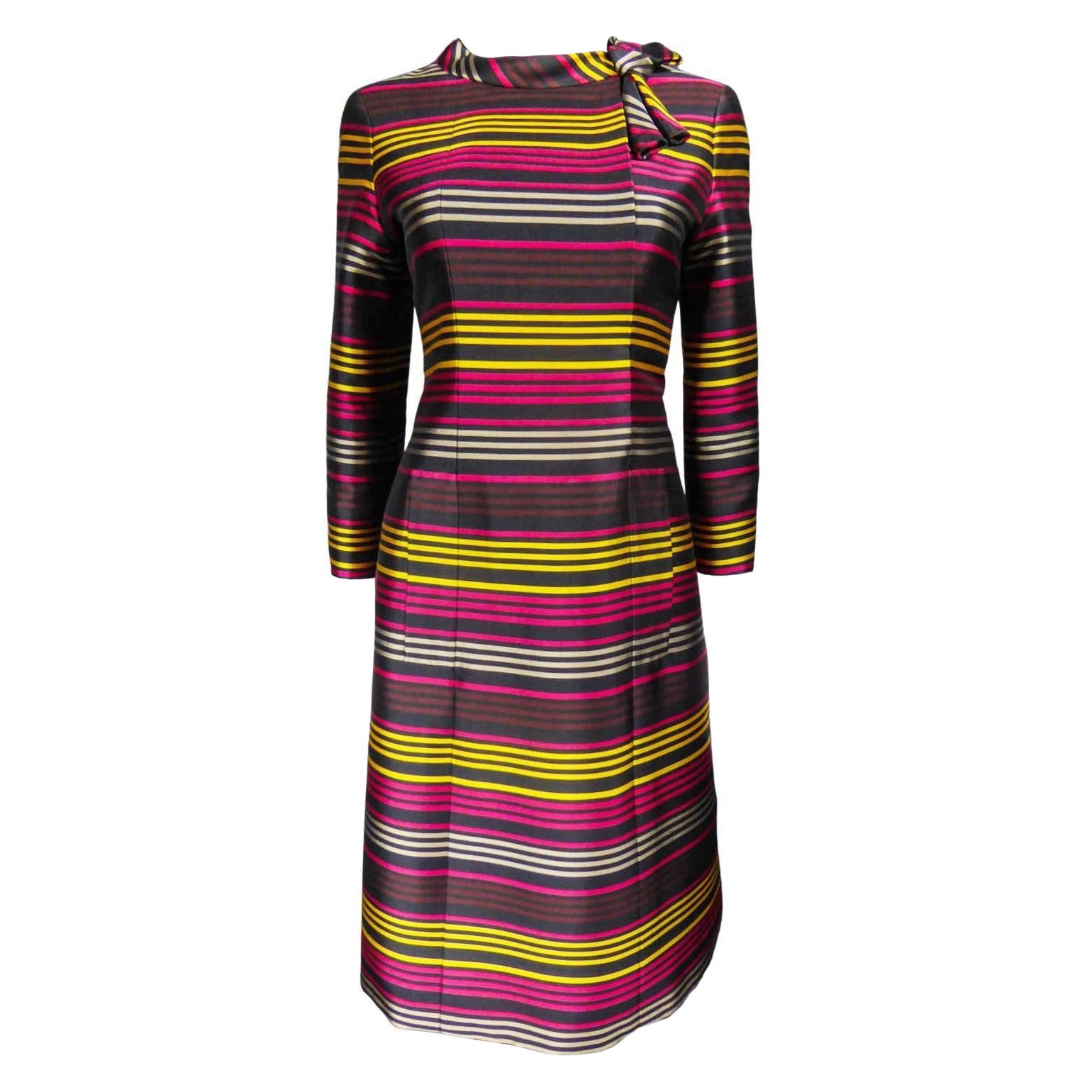 A Jeanne Lanvin Couture cocktail Dress, Circa 1965 For Sale