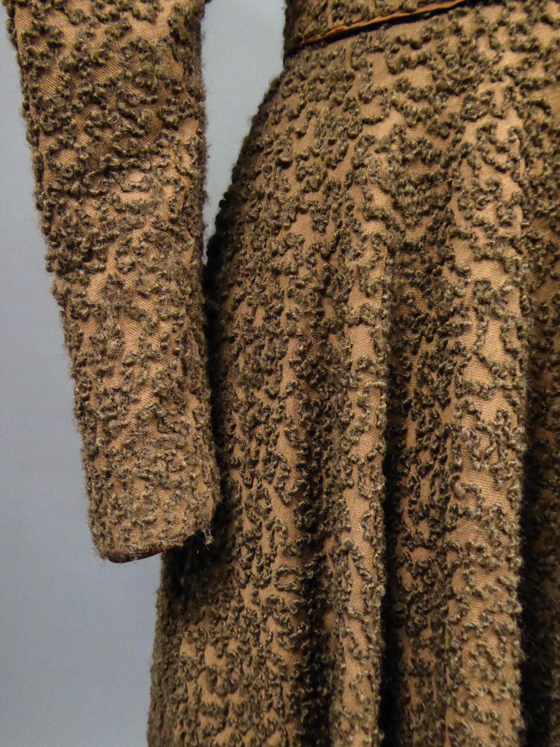 A Jeanne Lanvin Couture Dress-Coat in Wool Circa 1945 7