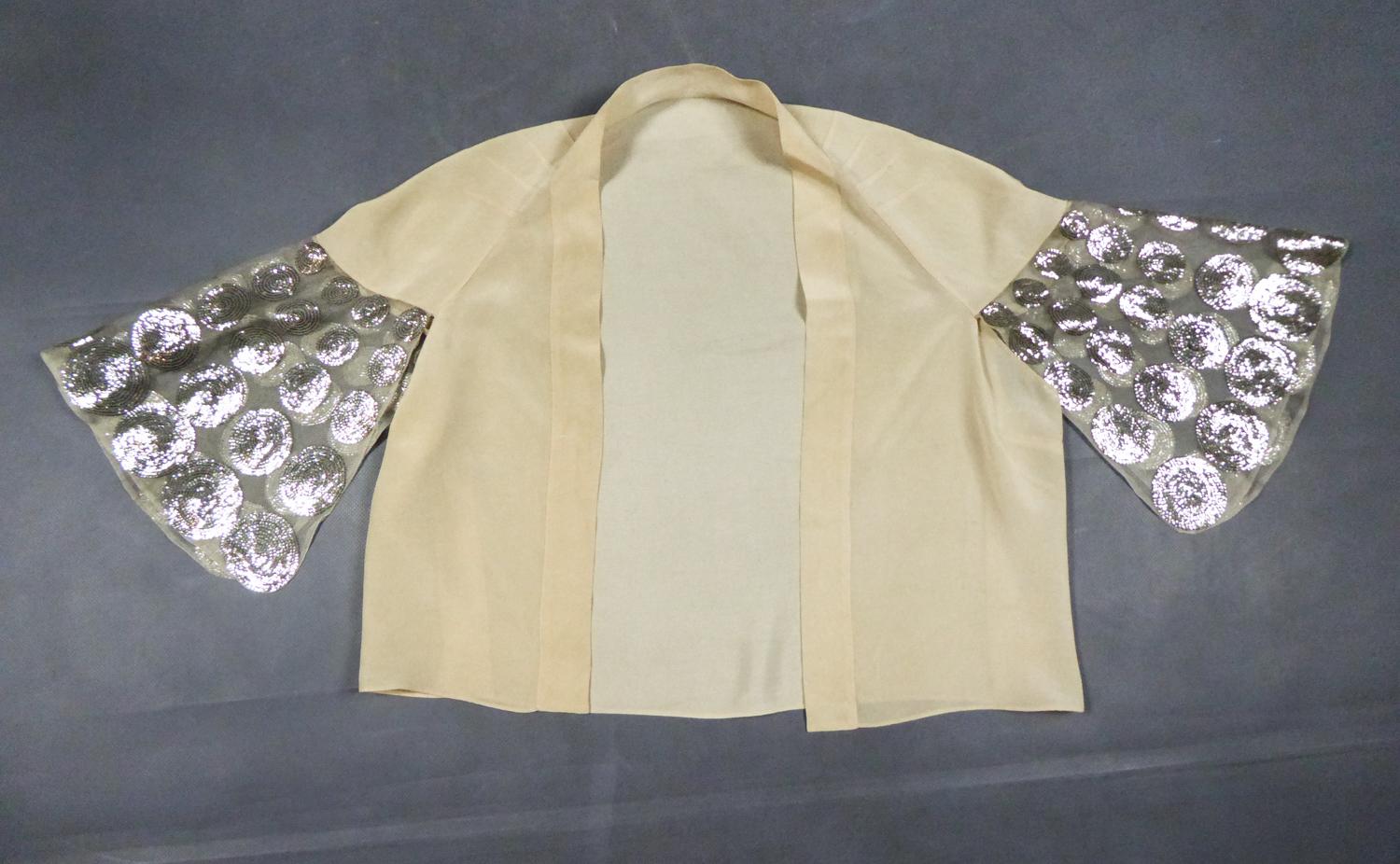 A Jeanne Lanvin Couture Evening Sequin embroidered Bolero Summer 1932 2