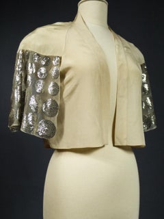 Boléro de soirée A Jeanne Lanvin Couture brodé de sequins, été 1932