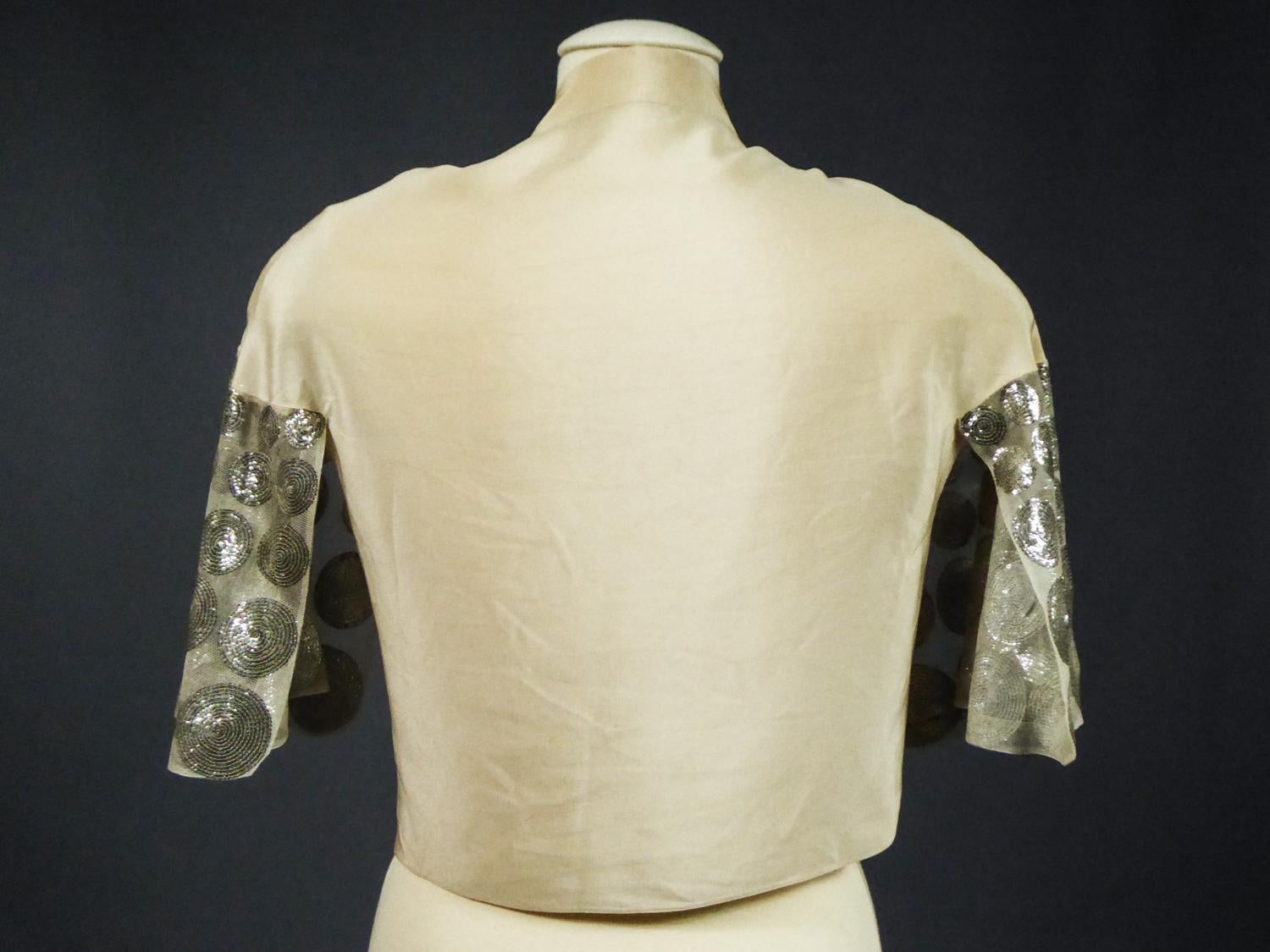 A Jeanne Lanvin Couture Evening Sequin embroidered Bolero Summer 1932 12