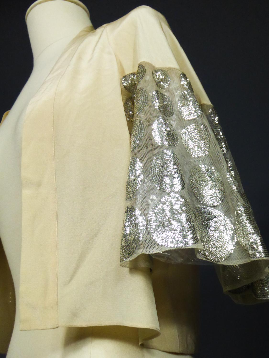 Women's A Jeanne Lanvin Couture Evening Sequin embroidered Bolero Summer 1932