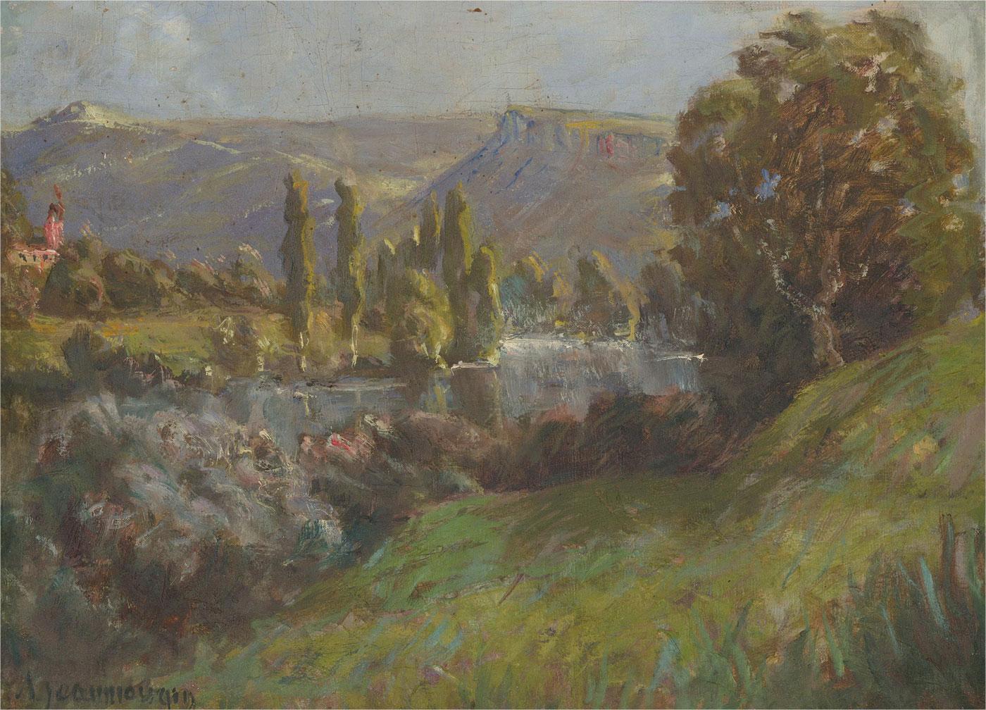 A. Jeaumougin - Mid 20th Century Oil, French Landscape 2