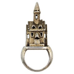 A Jewish German Silver Wedding Ring, Probably Circa 1800