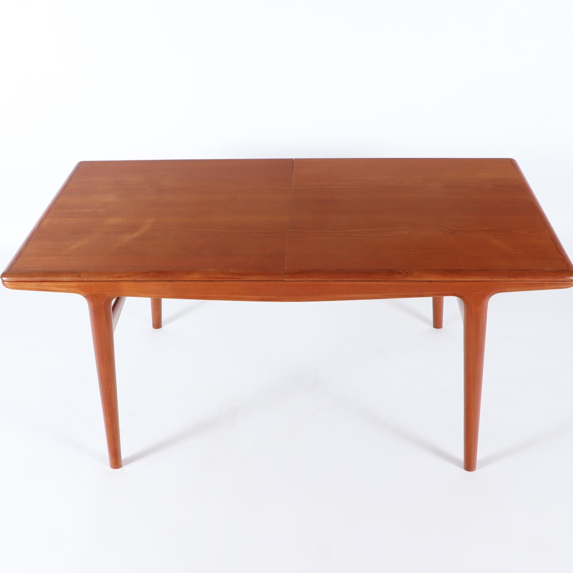 Mid-Century Modern A Johannes Andersen mid century modern teak dining table circa 1960 For Sale