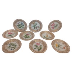 A John and William Ridgway antique part dessert service