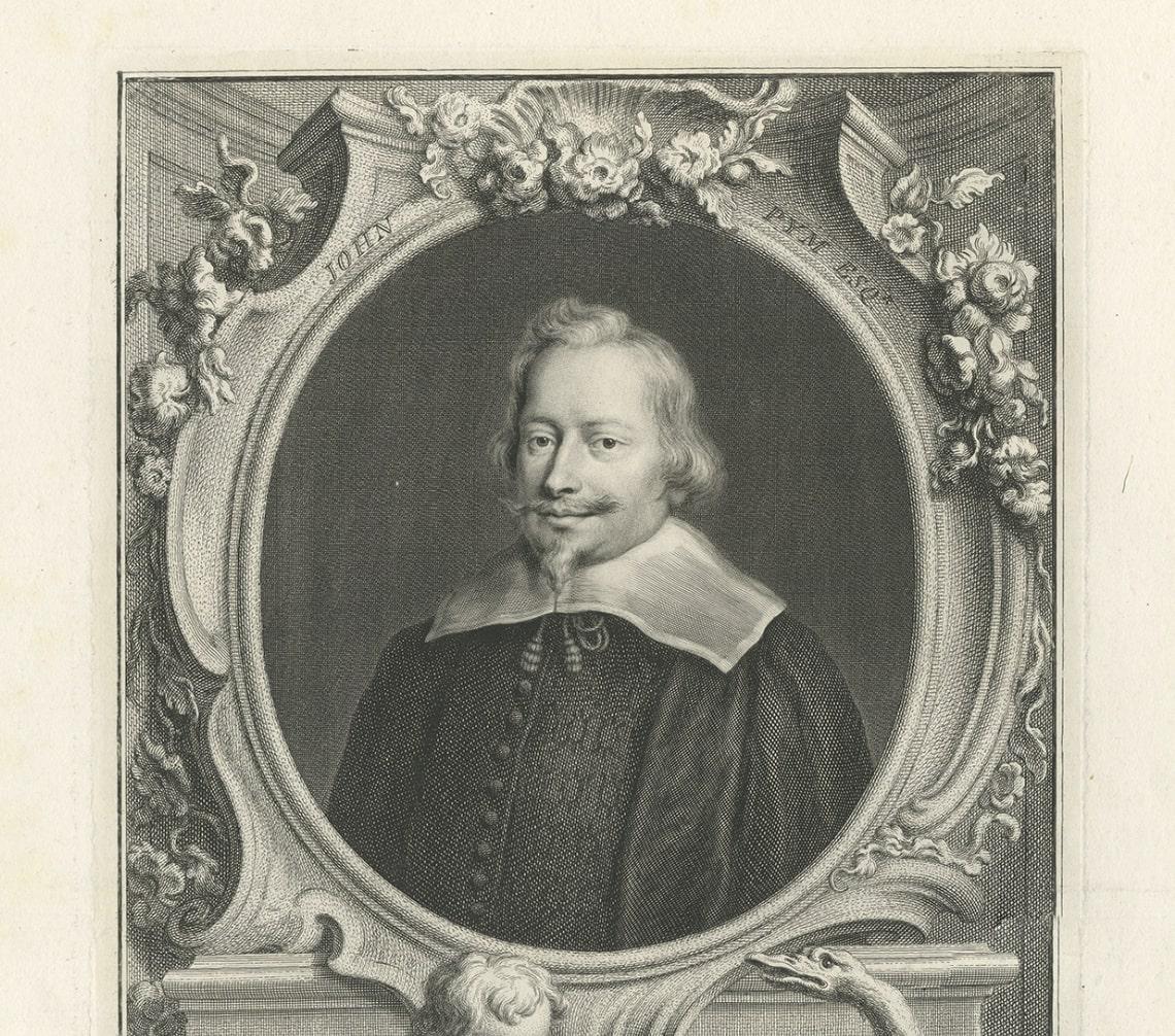 18th Century and Earlier John Pym Portret, Who Helped Establish Foundations of Parliamentary Democracy For Sale