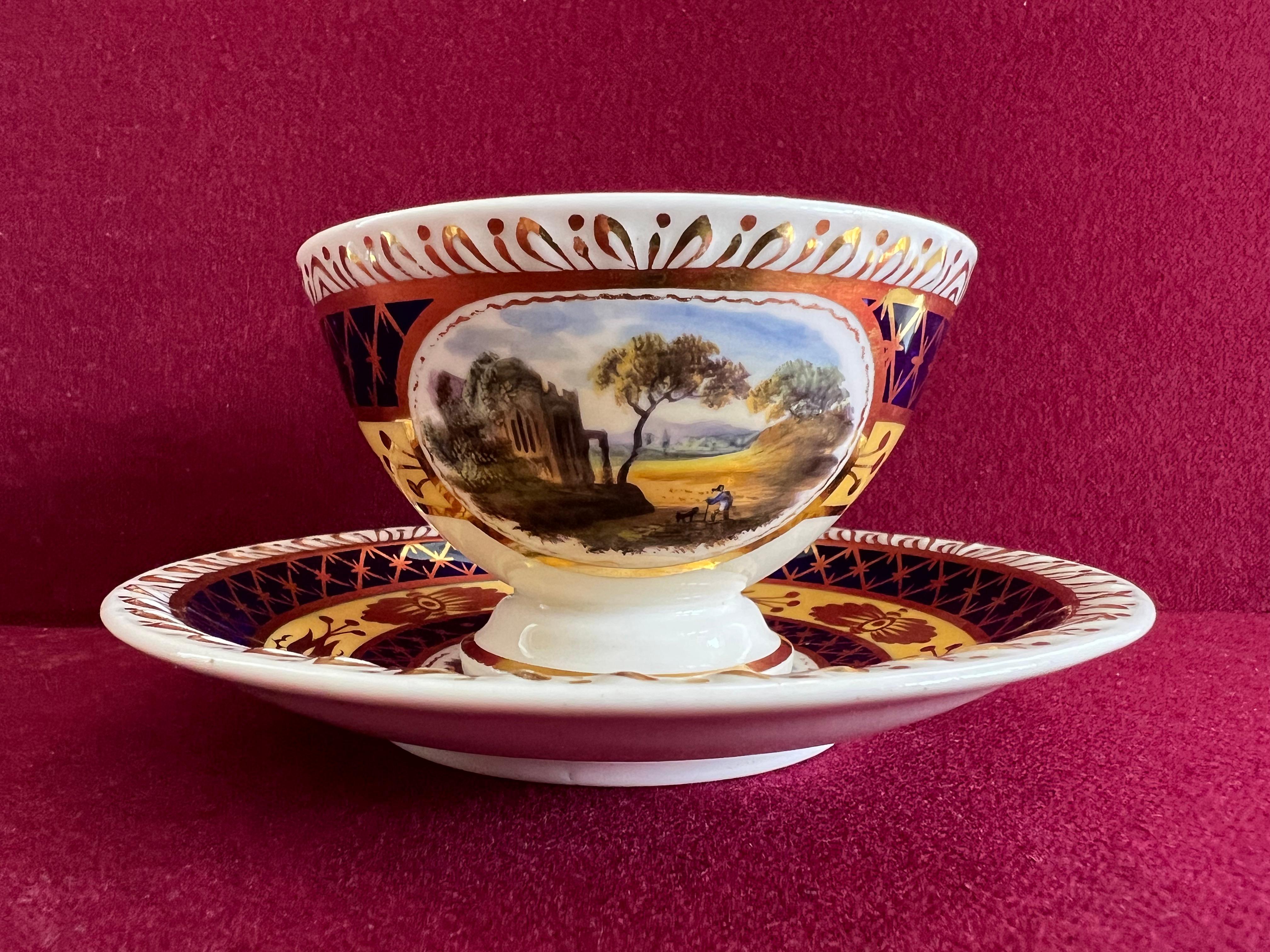 John & William Ridgway Porcelain Part Tea Service C.1825 2