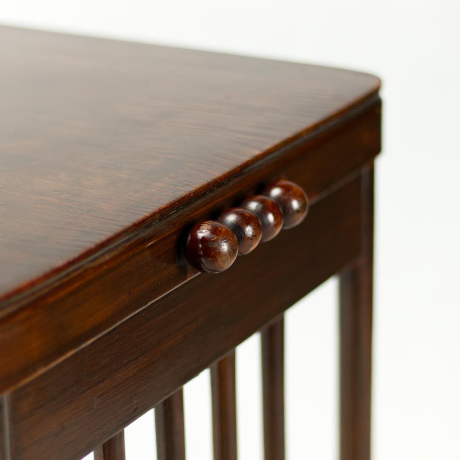 Josef Hoffmann Beech Side Table, J&J. Kohn Model No. 986, circa 1905 1