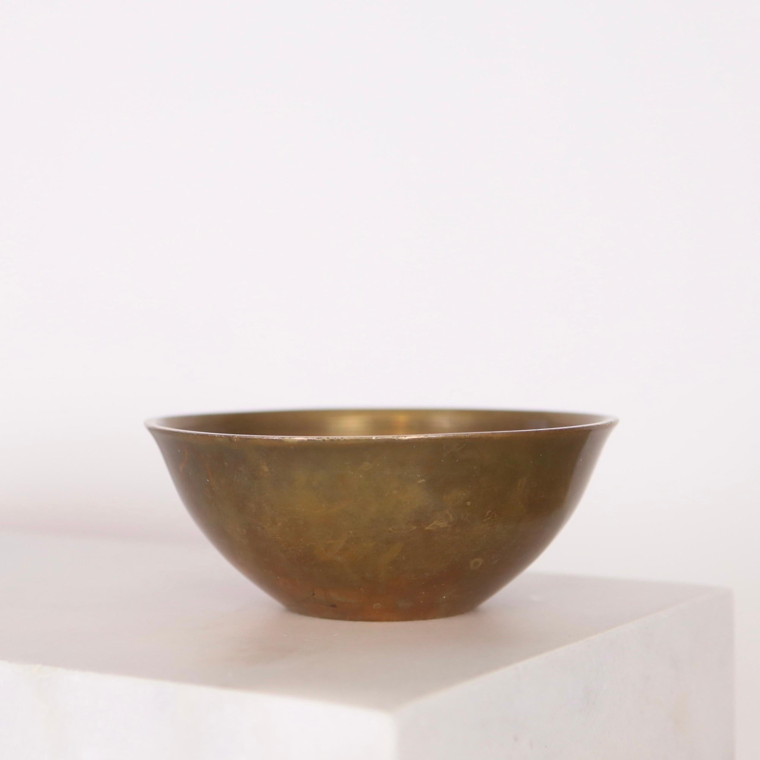 Danish A Just Andersen bronze bowl, 1920s, Denmark For Sale