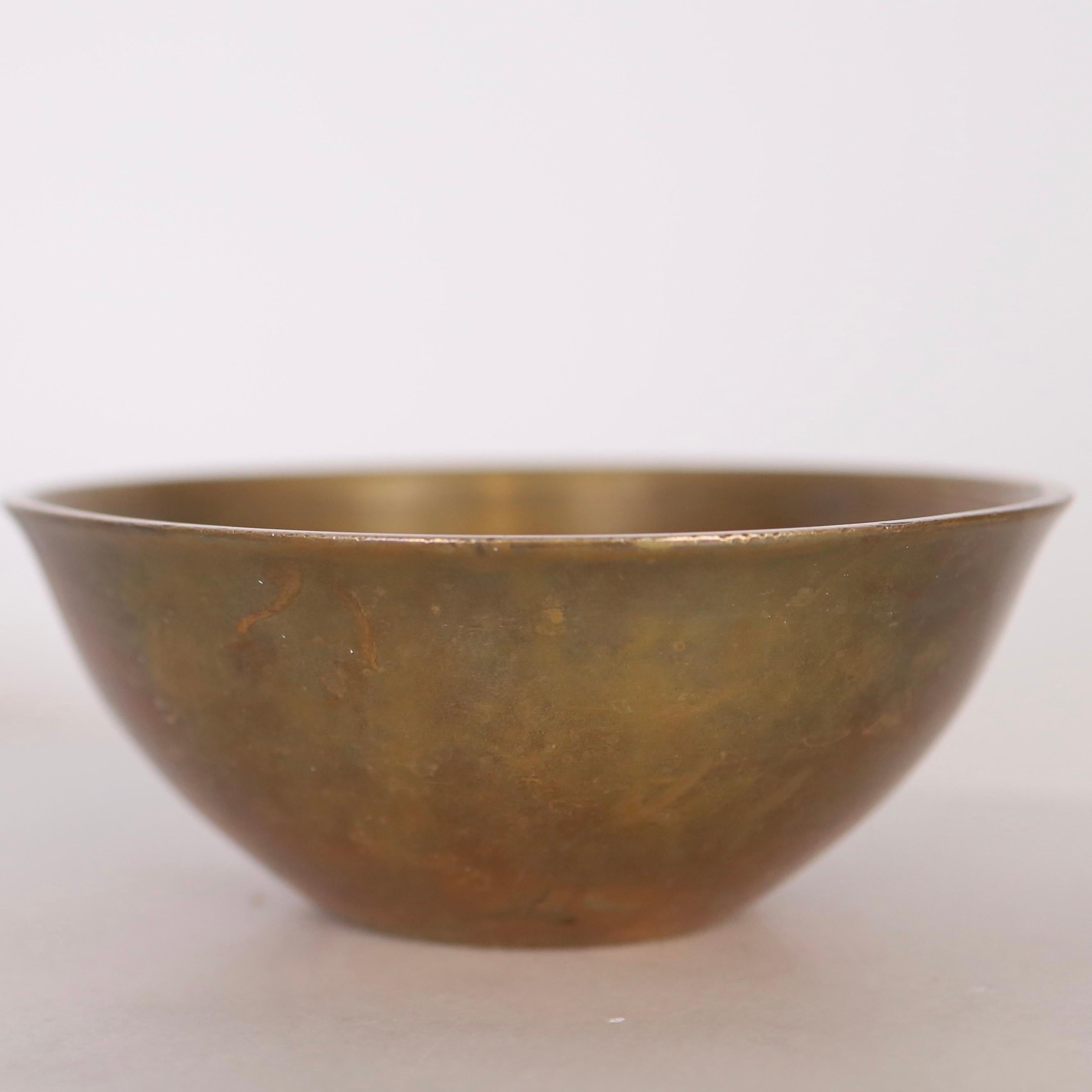 Early 20th Century A Just Andersen bronze bowl, 1920s, Denmark For Sale