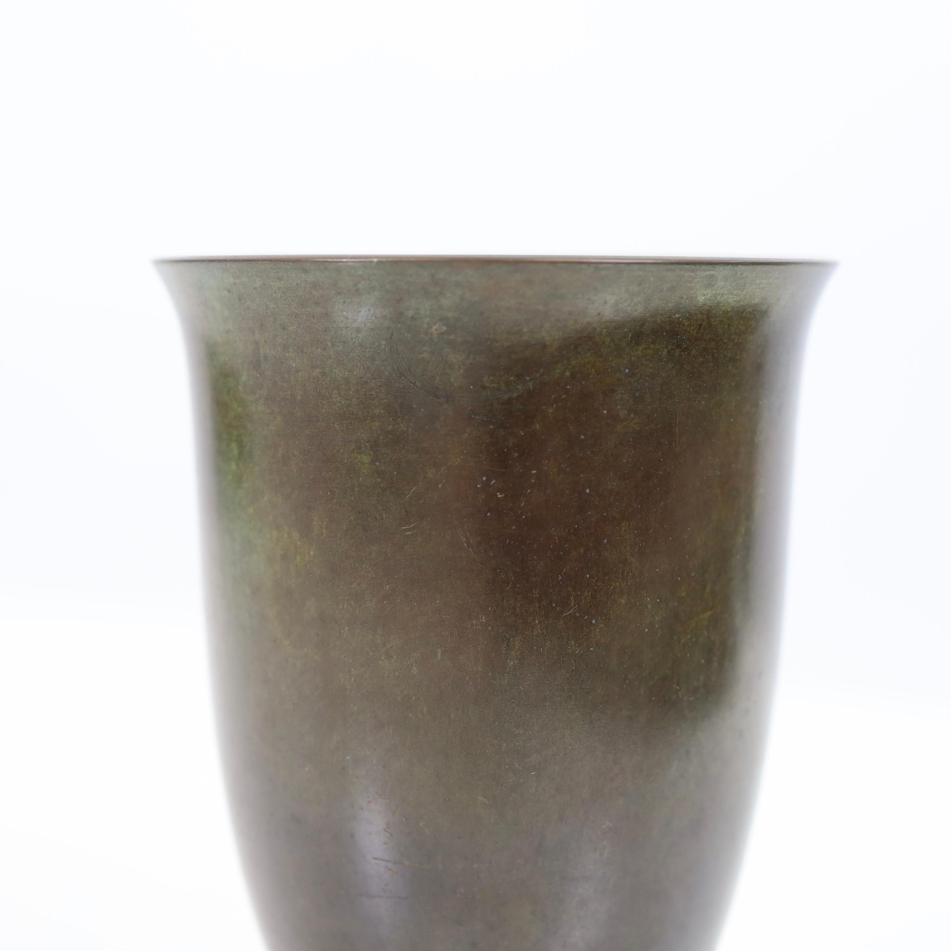 A Just Andersen bronze vase, 1930s, Denmark 1