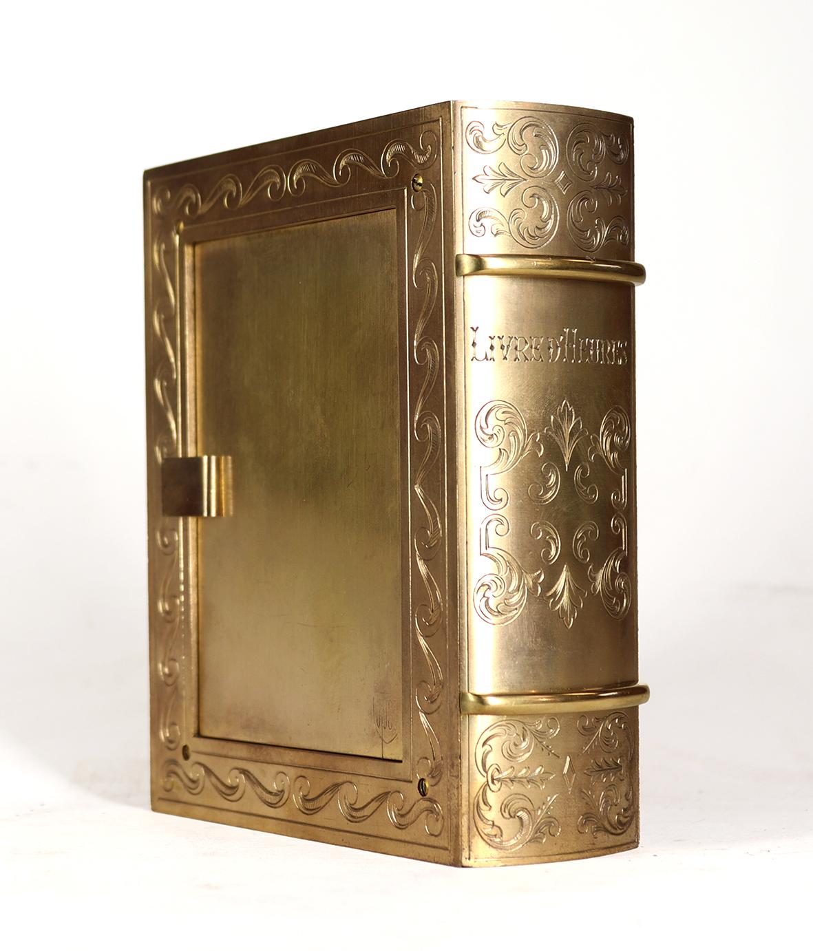Mid-20th Century A 'Just' Book of Hours Clock For Sale