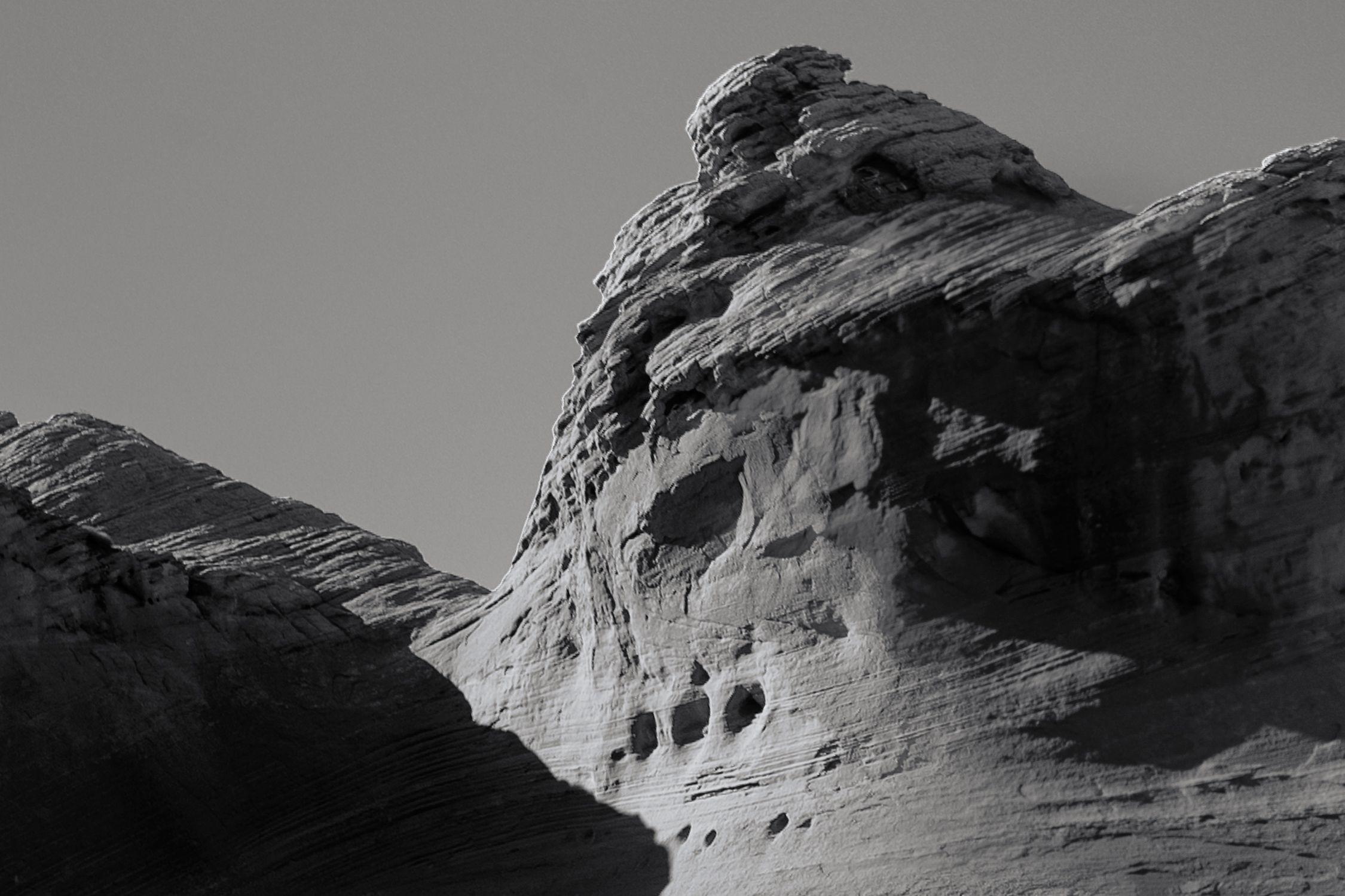 Kayenta, Photograph, Archival Ink Jet - Gray Black and White Photograph by A. K. Nicholas