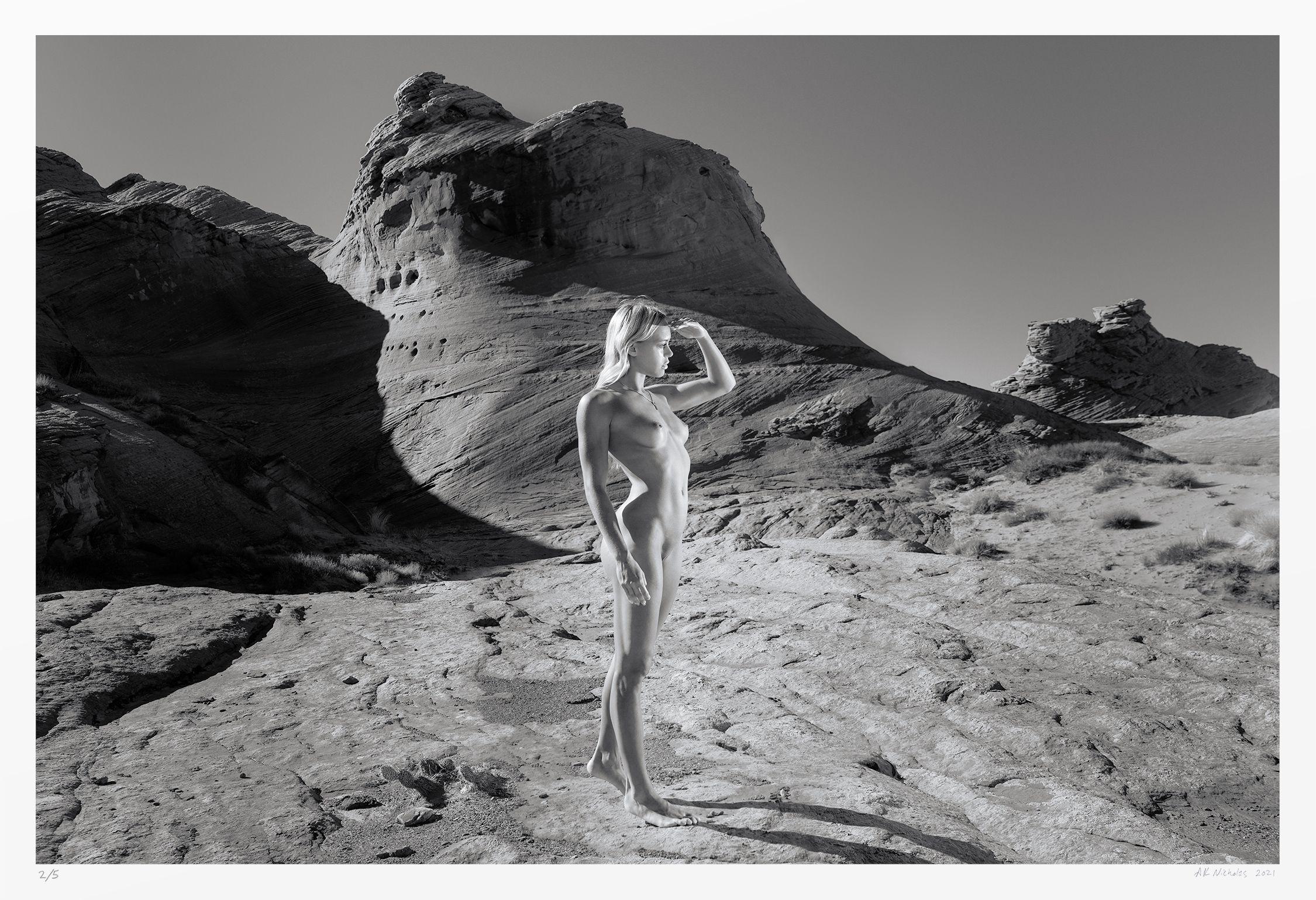 A. K. Nicholas Black and White Photograph - Kayenta, Photograph, Archival Ink Jet