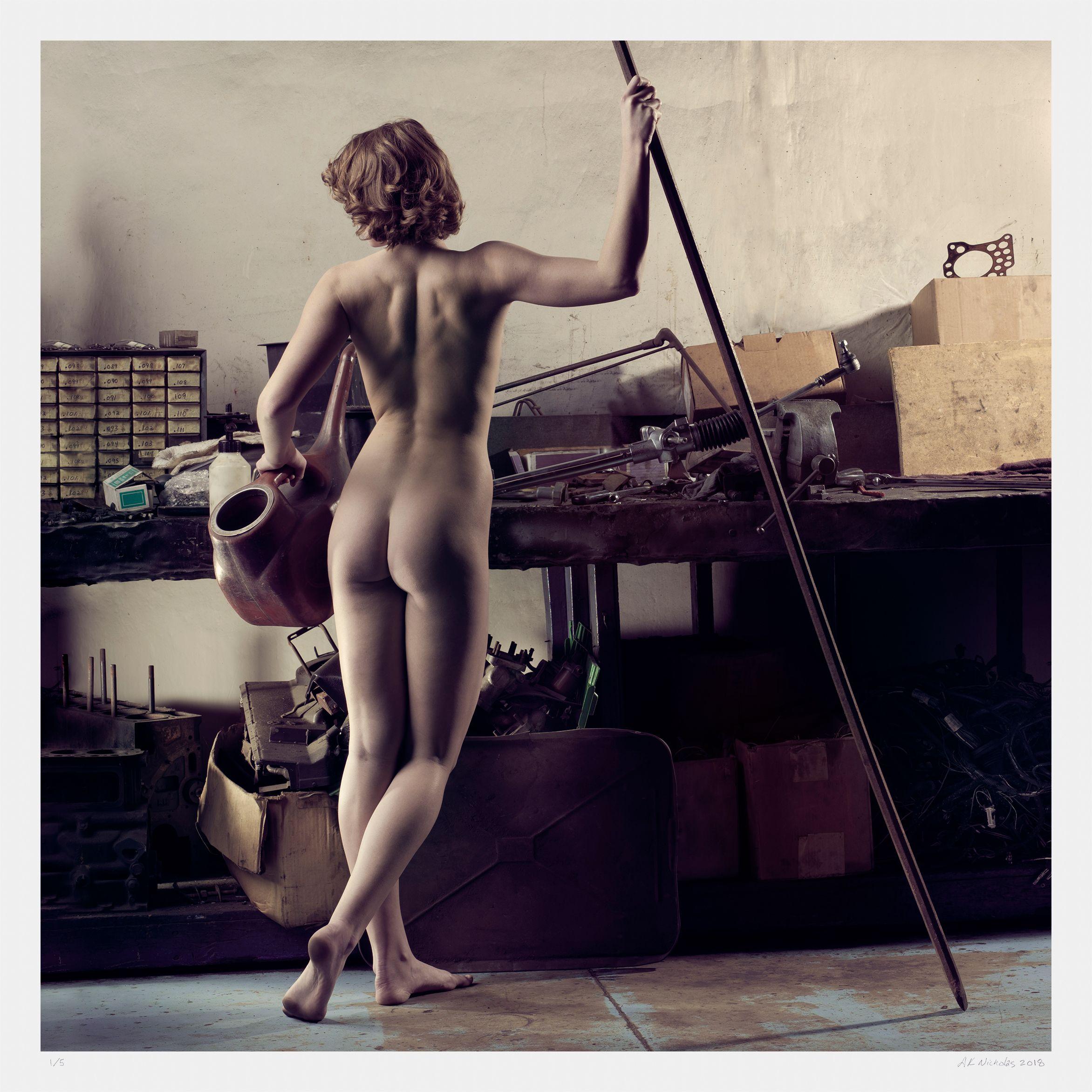 A K Nicholas Nude Photograph - Leverage, Photograph, Archival Ink Jet