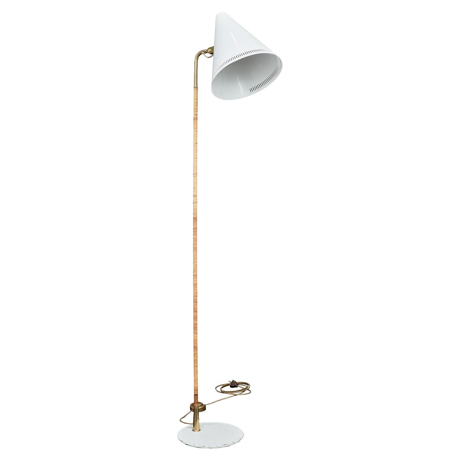 "K10-10" Floor Lamp, Designed by Paavo Tynell, Signed "Idman"
