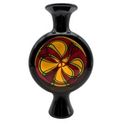 Un récipient à flamme "Kaleidoscope" de Kurt Wallstab de 1986