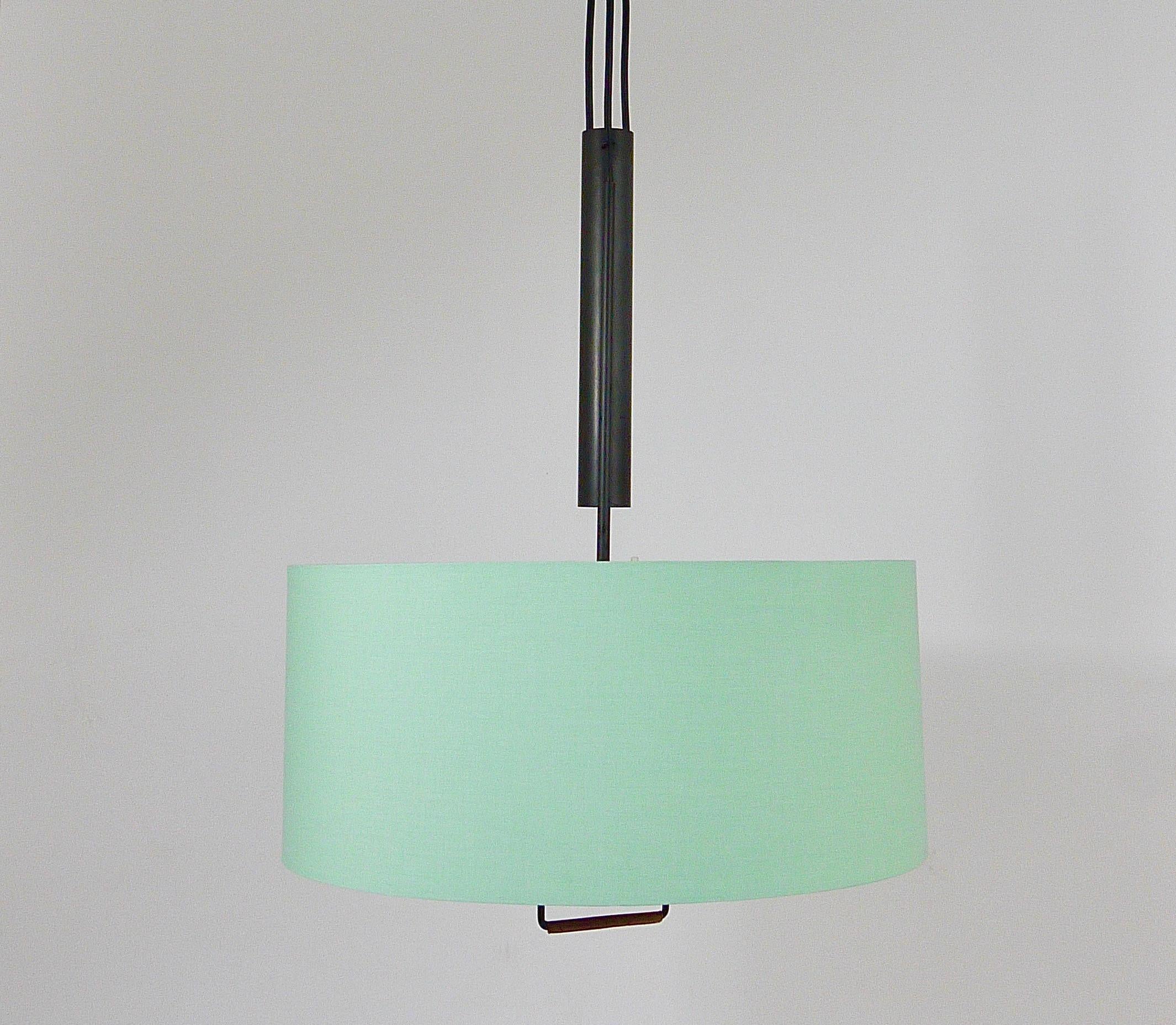 A Kalmar Midcentury Height-Adjustable Counterweight Pendant Lamp, Austria, 1950s For Sale 9