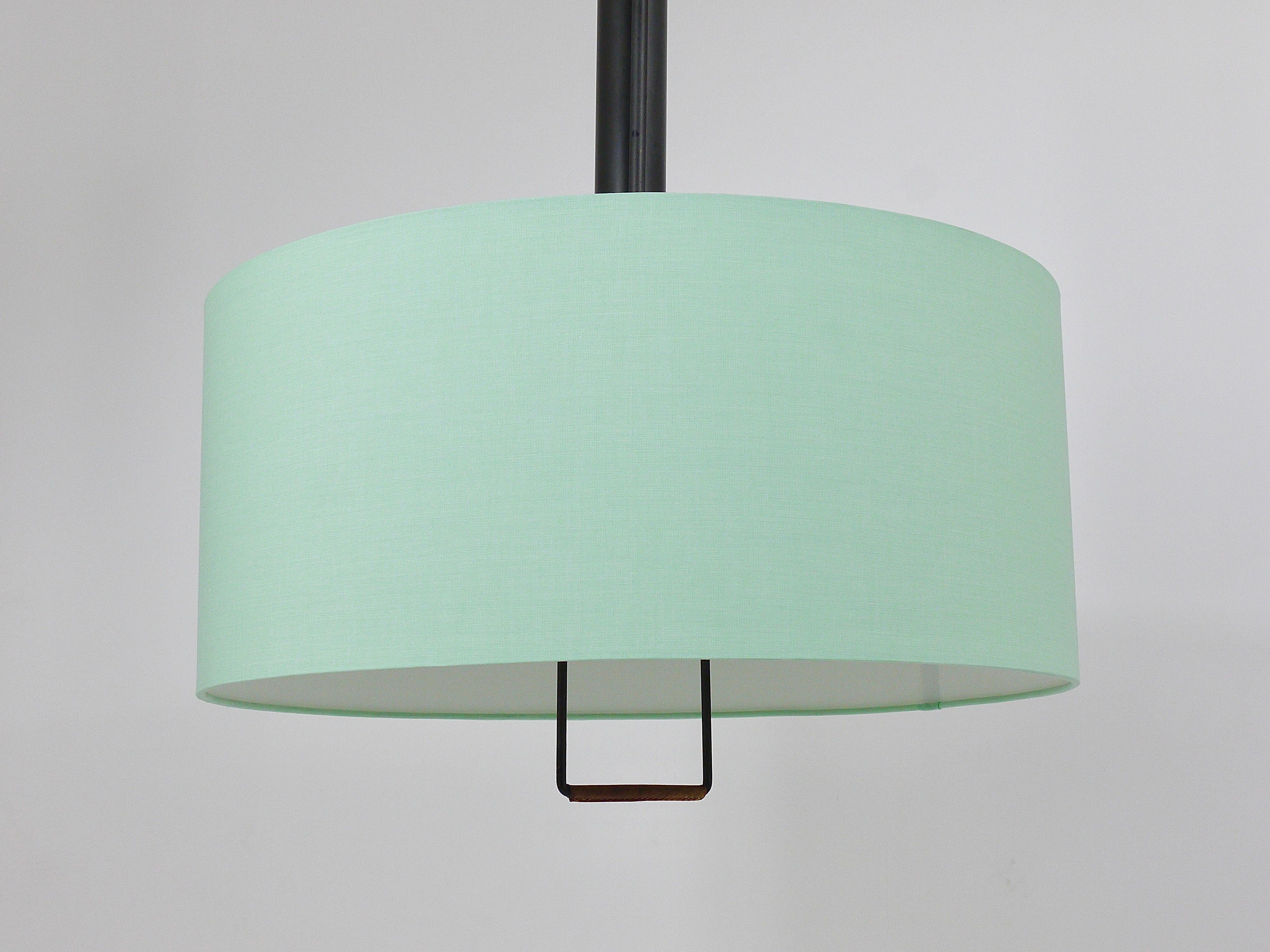 20th Century A Kalmar Midcentury Height-Adjustable Counterweight Pendant Lamp, Austria, 1950s For Sale