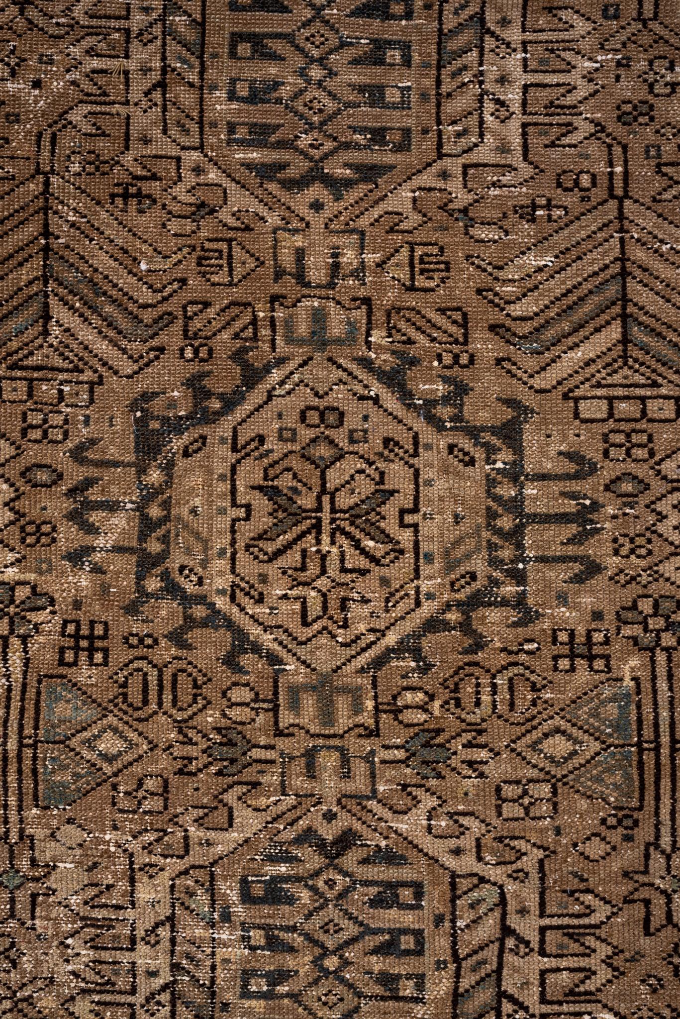 Hand-Knotted A Karaje Rug circa 1930. For Sale