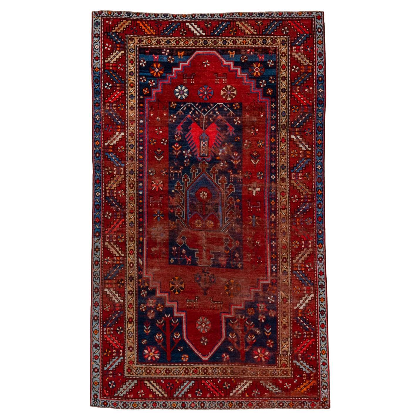 Ein kasachischer Teppich um 1920. im Angebot