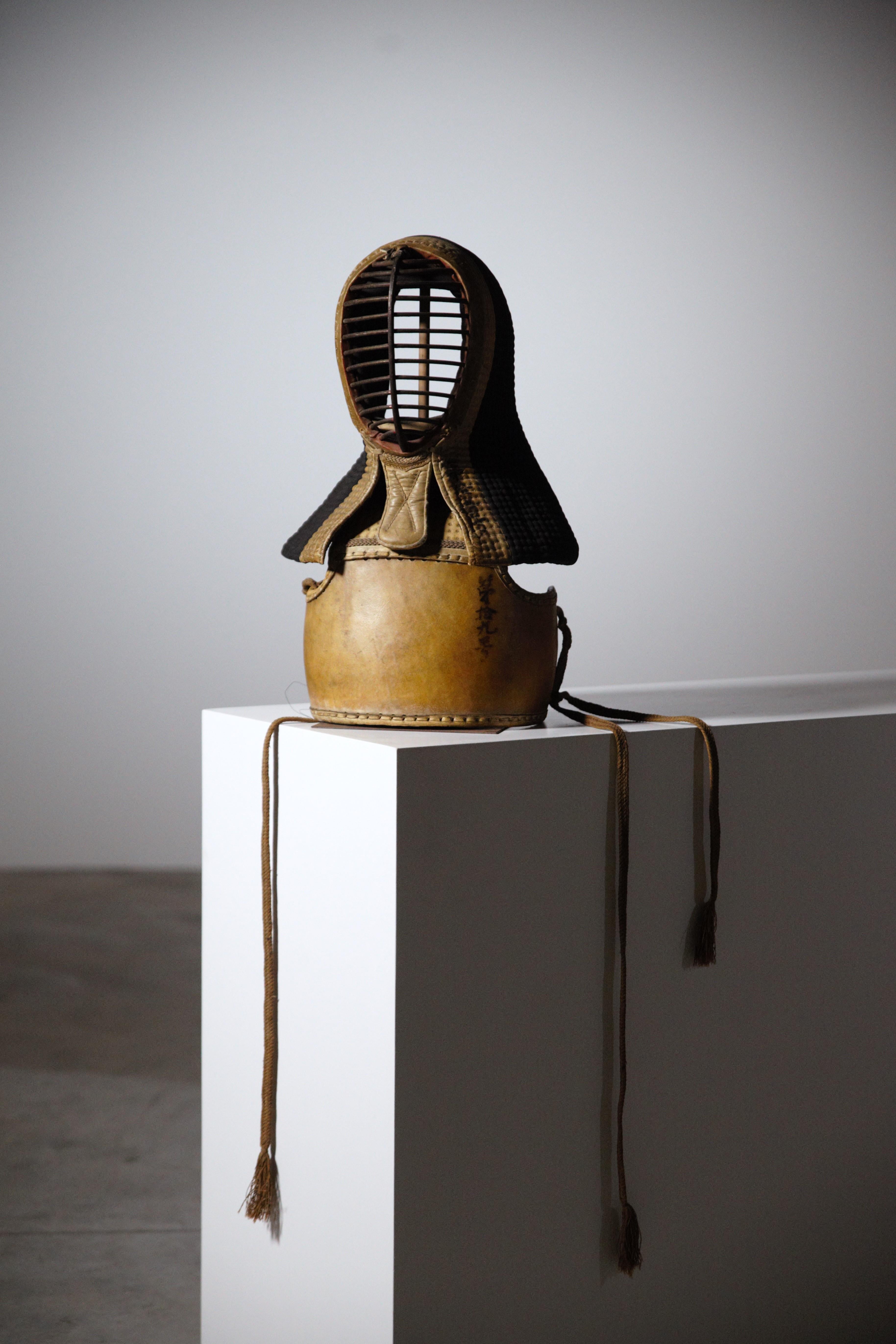 Japanese A Kendo Mask & Bust Protection Japan 1930s For Sale