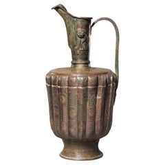 A Khorasan Silver And Copper Inlaid Bronze Ewer, 12TH Century