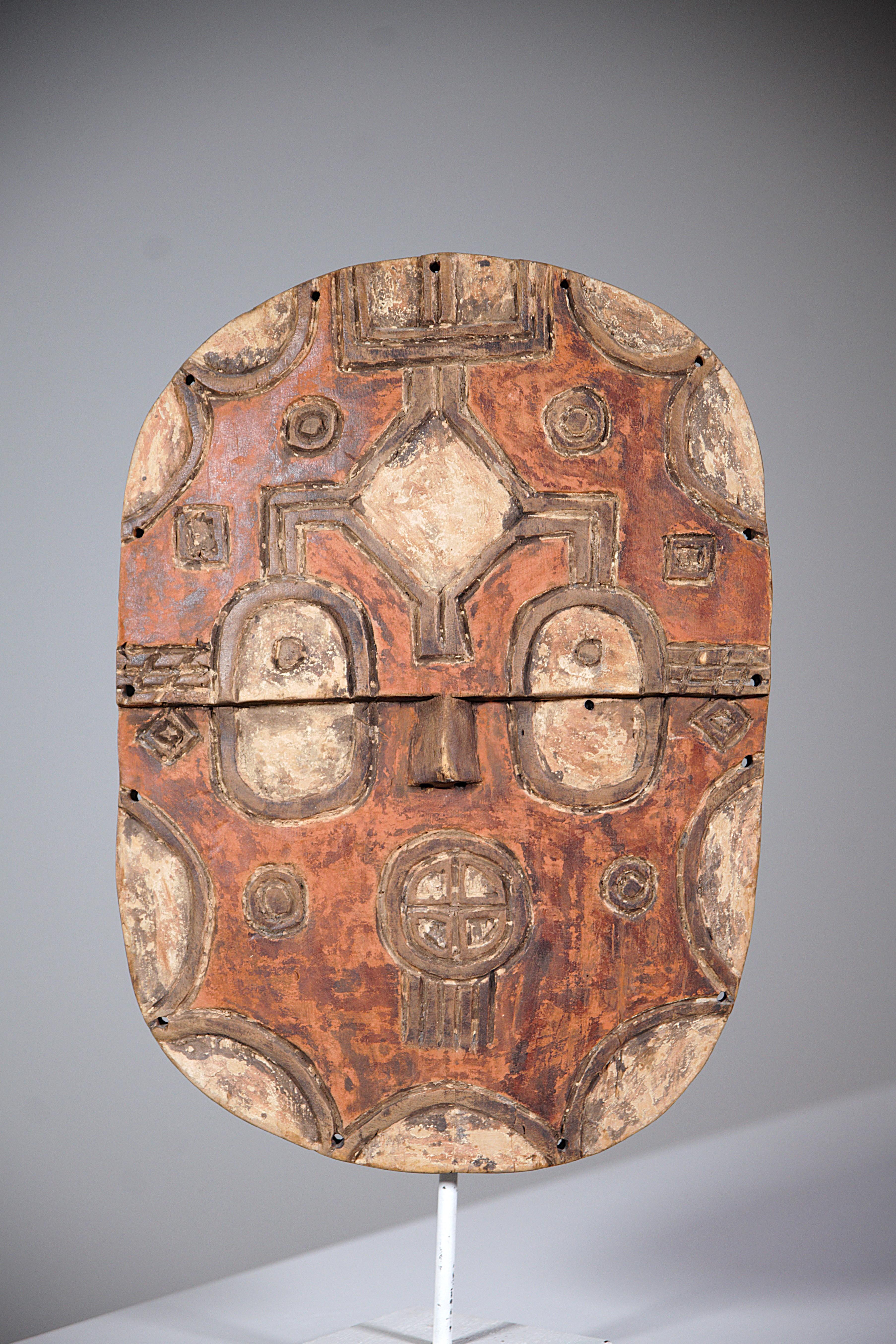 Congolese A Kidoumou Mask by Teke Tsayi Tribe Africa 1980's For Sale