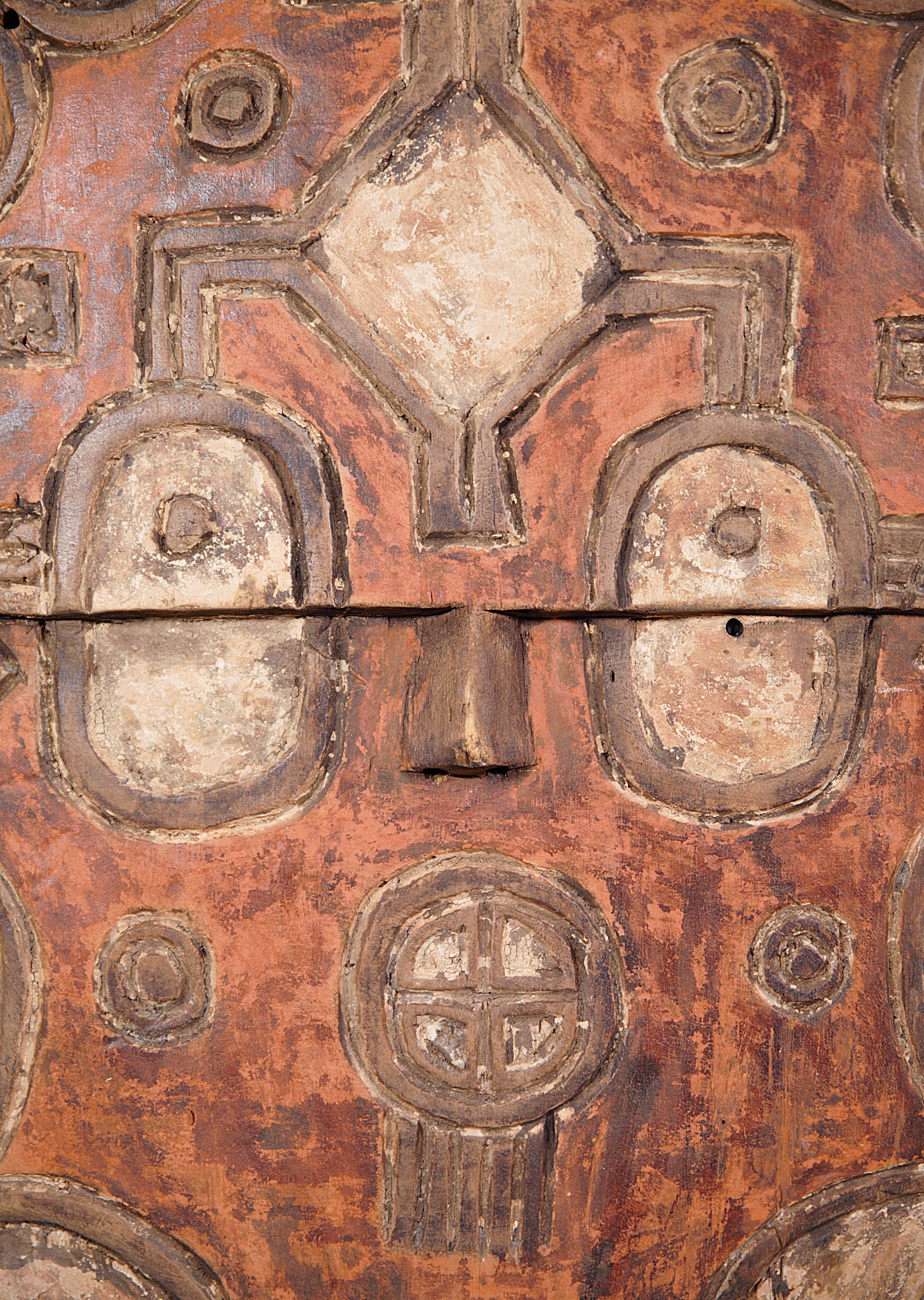 Late 20th Century A Kidoumou Mask by Teke Tsayi Tribe Africa 1980's For Sale