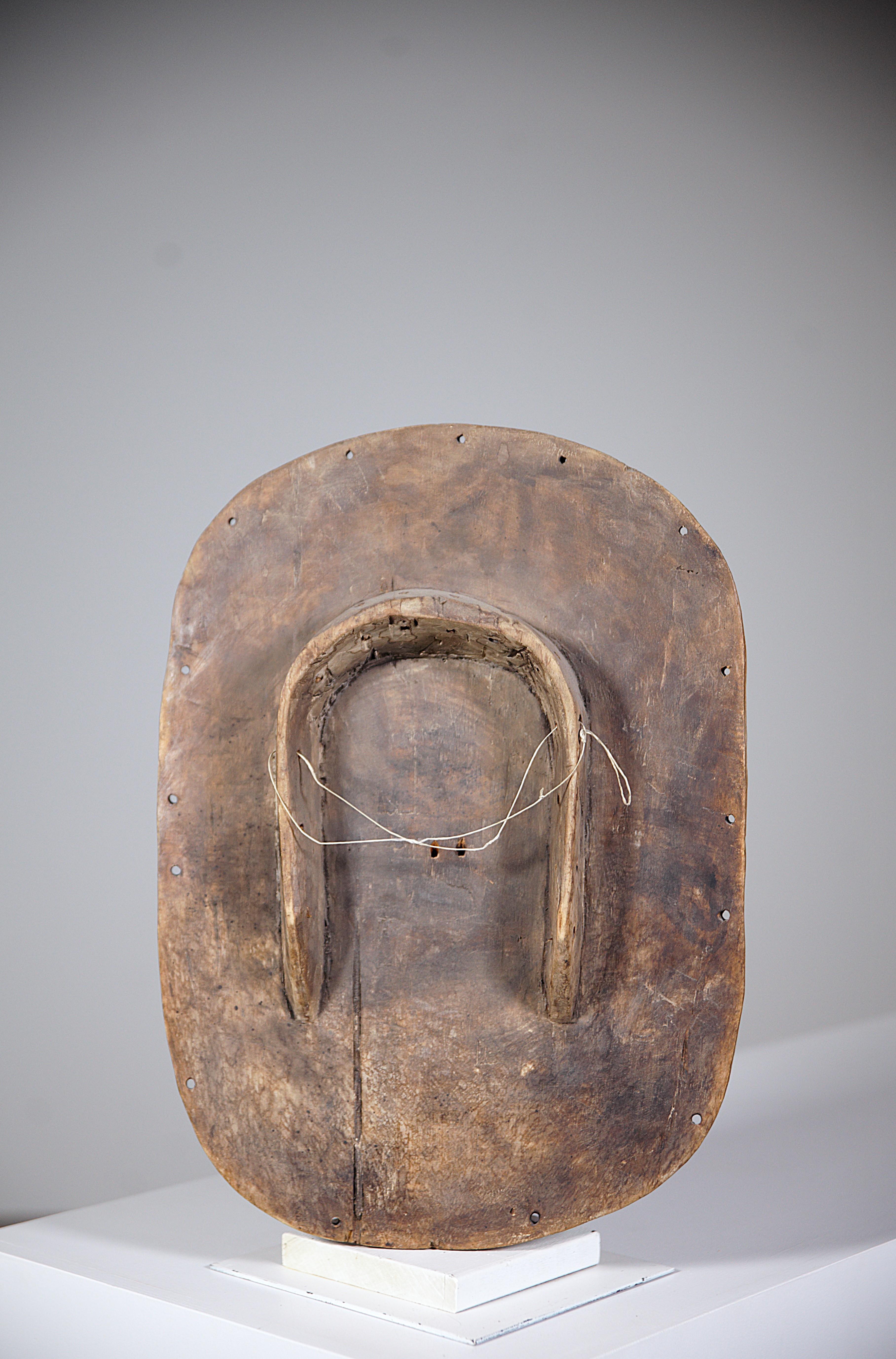 A Kidoumou Mask by Teke Tsayi Tribe Africa 1980's For Sale 1