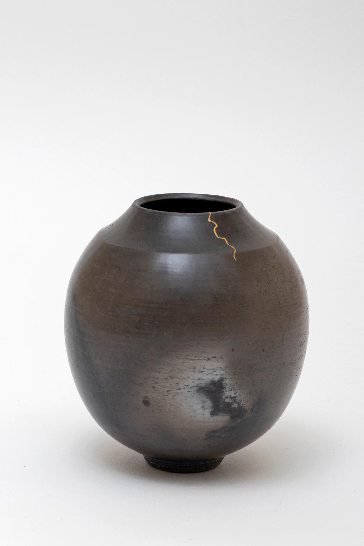 French Kintsugi Ceramic Vase by Karen Swami