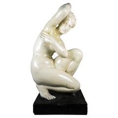 A kneeling Aphrodite in glazed plaster, based on an original model Doidalsas