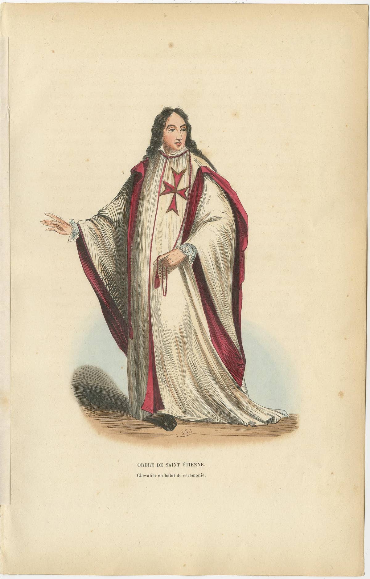 Knight of the Order of Saint Stephen, a Hungarian Order of Chivalry, 1845
