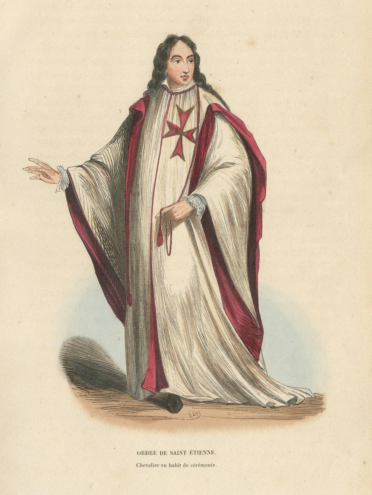 Knight of the Order of Saint Stephen, a Hungarian Order of Chivalry, 1845