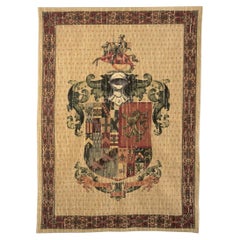 A Knight's Coat of Arms Tapestry - 3'3'' x 2'2''